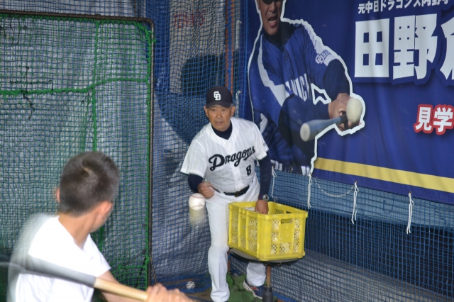 元・中日ドラゴンズ内野手でロッテの打撃コーチも務めた田野倉利男が町田・相模原で開く野球教室。プロの指導で打撃技術を伝授します!